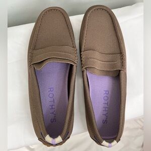 Rothy’s The Driving Loafer - Retired Color - Men 11.5 Portobello Brown